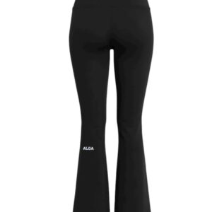 Лосины клёш с логотипом чёрные