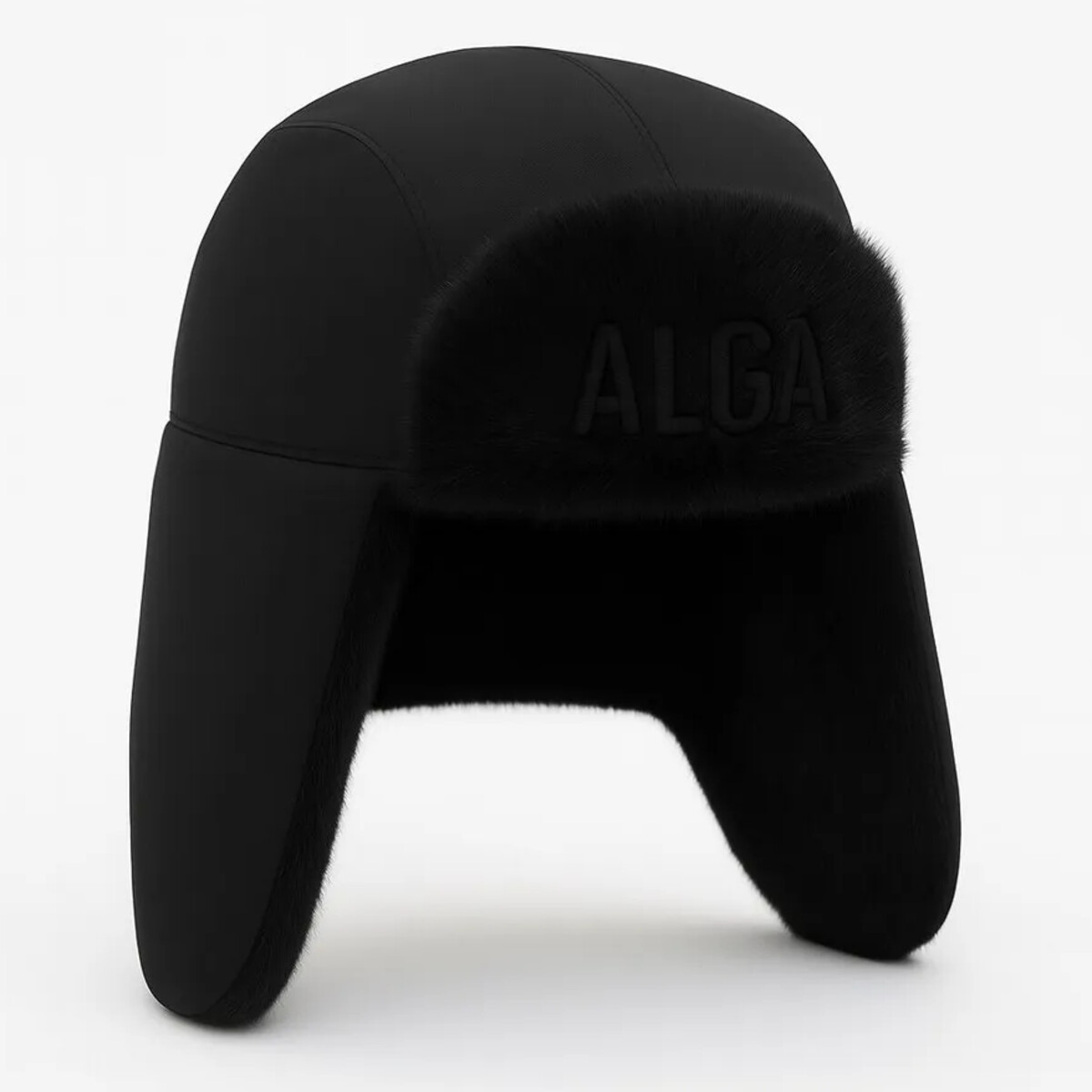 Шапка-ушанка ALGA чёрная
