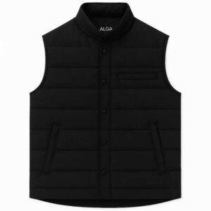Жилет ALGA чёрный на пуговицах