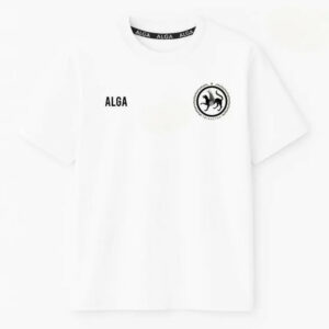 Футболка ALGA белая с вышивкой