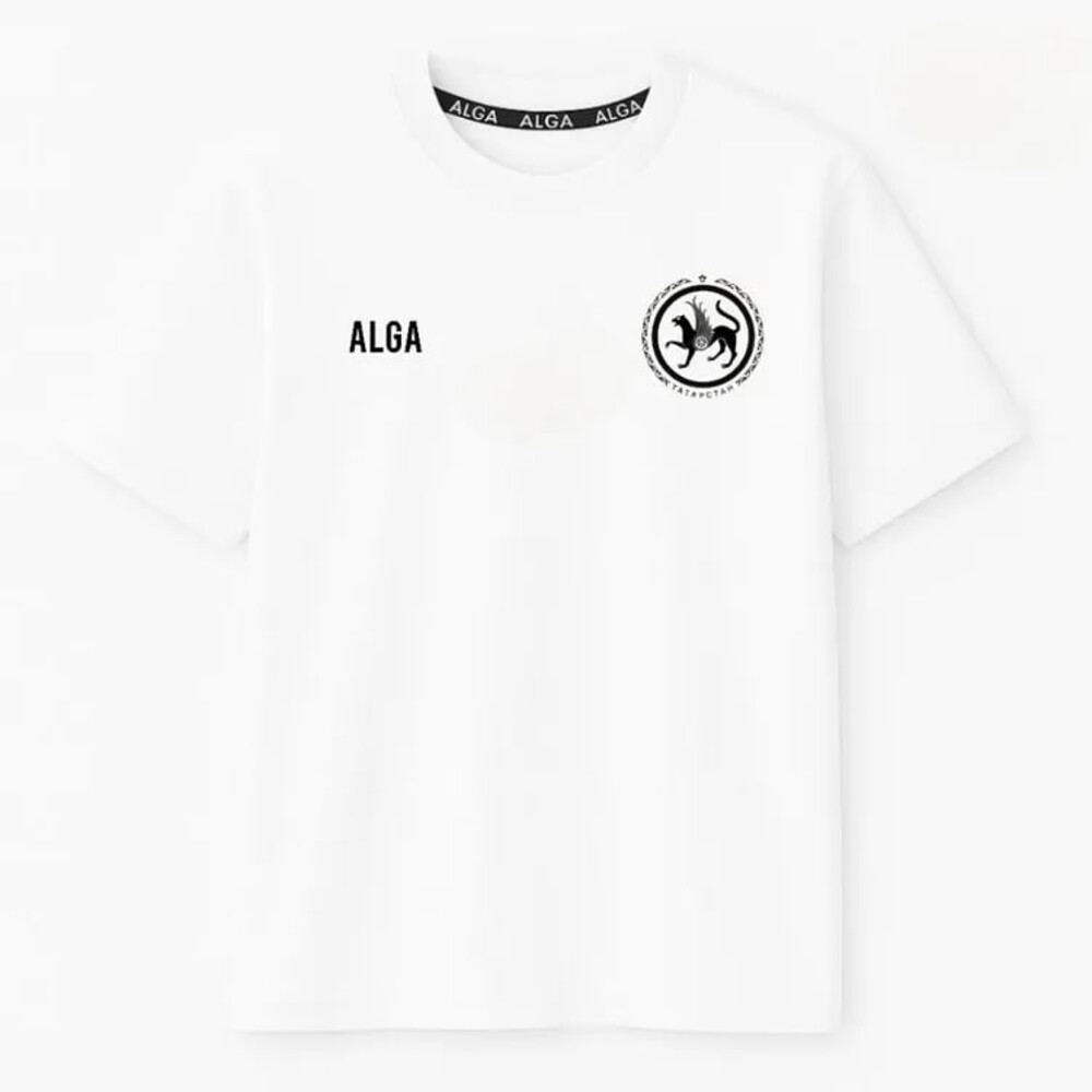 Футболка ALGA белая с вышивкой