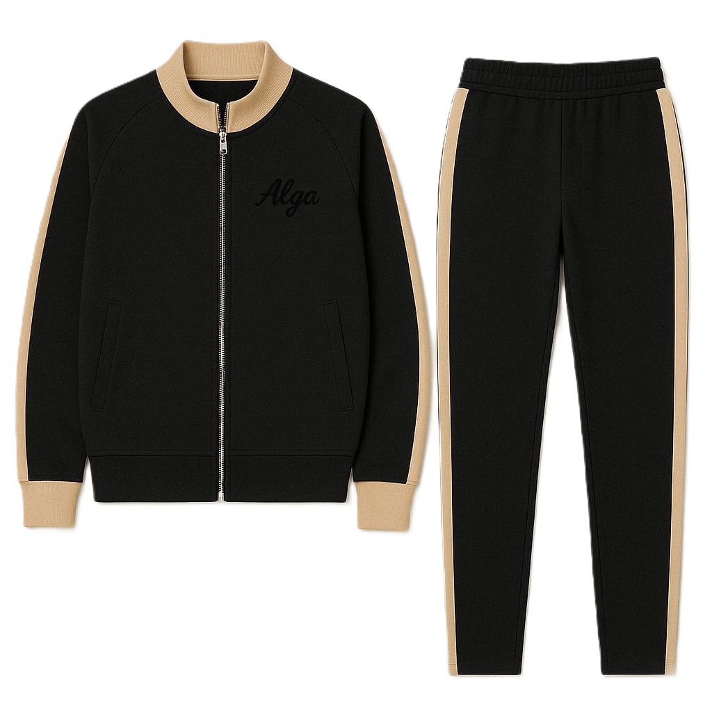 Костюм ALGA черный с лампасами